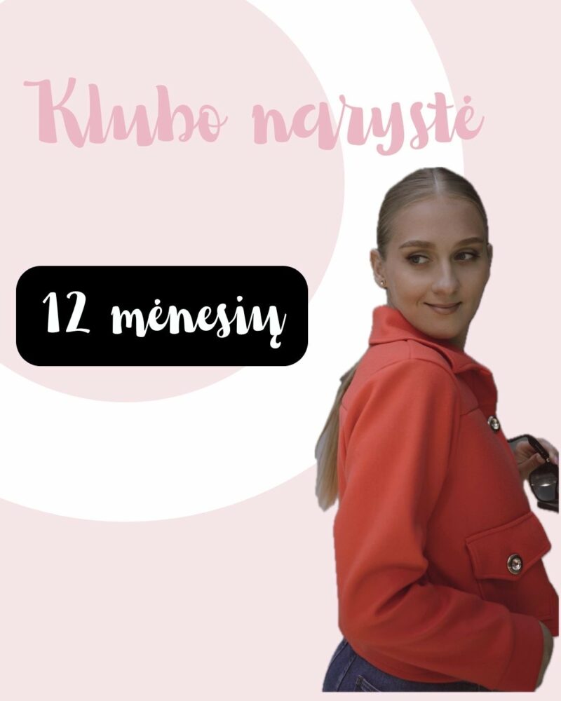 12 mėnesių prenumerata